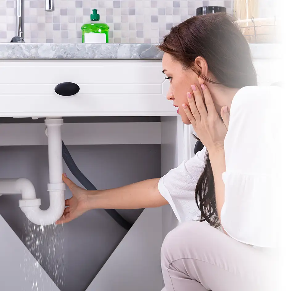 Système d’alarme maison pour prévenir les dommages causés par l’eau via un dispositif intelligent.