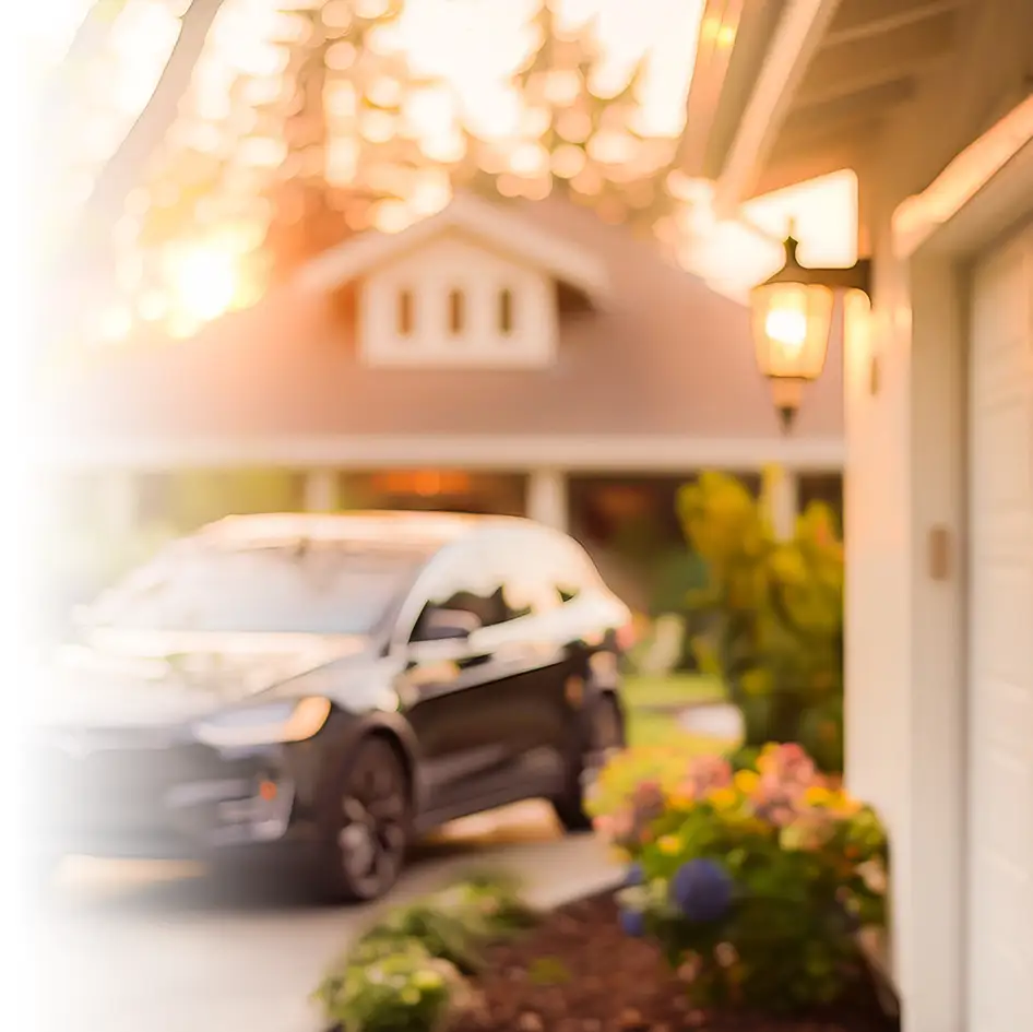 Suivre des véhicules de votre entrée de cour défini à une configuration d'alarm.com liée à votre chalet résidentiel