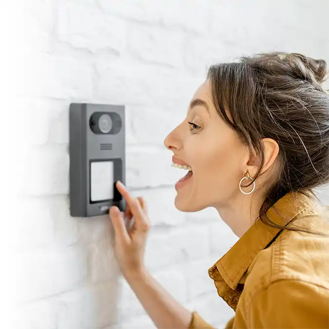 Installation de caméra de sonnette vidéo résidentielle avec communication birectionnelle à votre domicile maison de Lanaudière